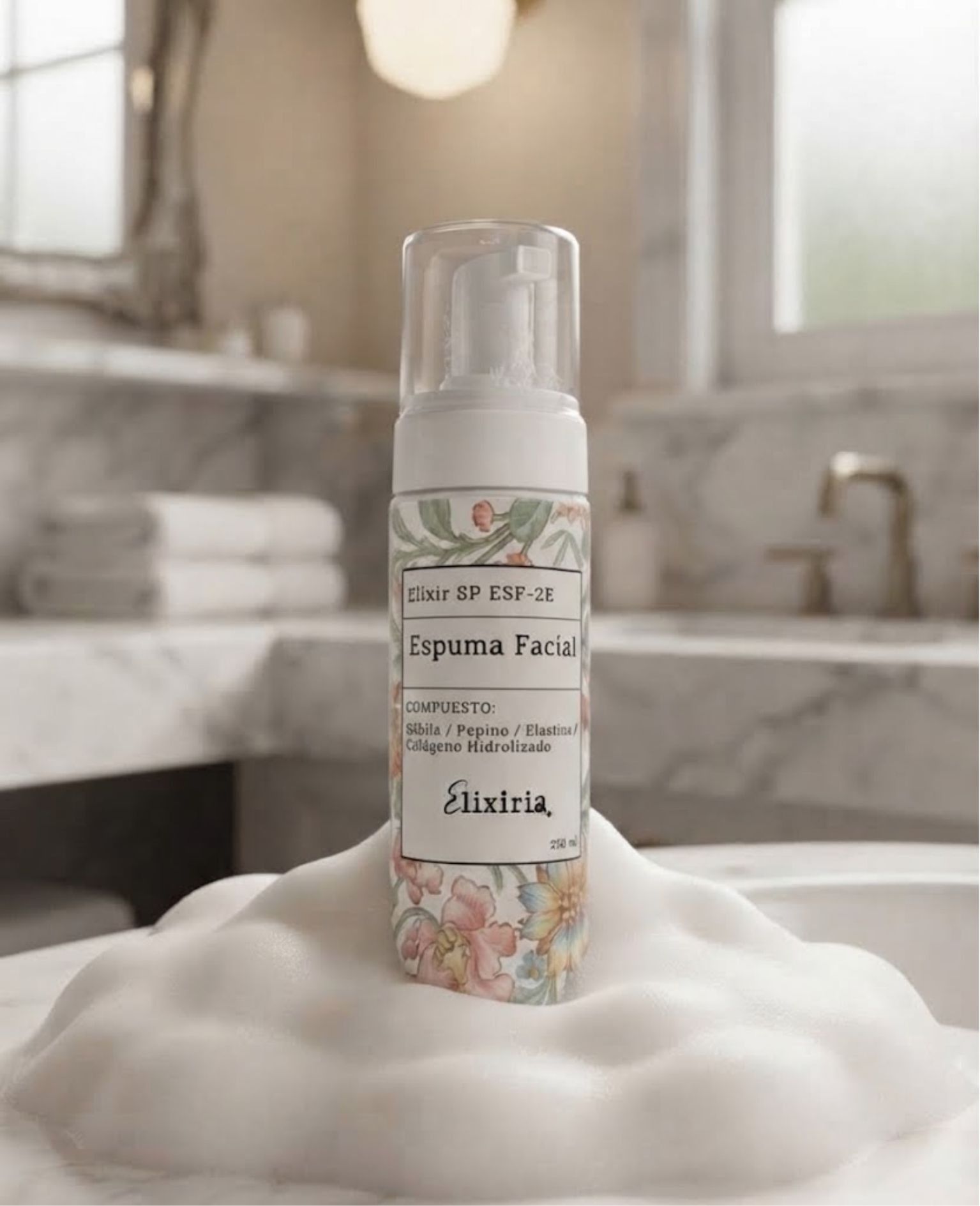 Espuma Facial Sábila & Pepino